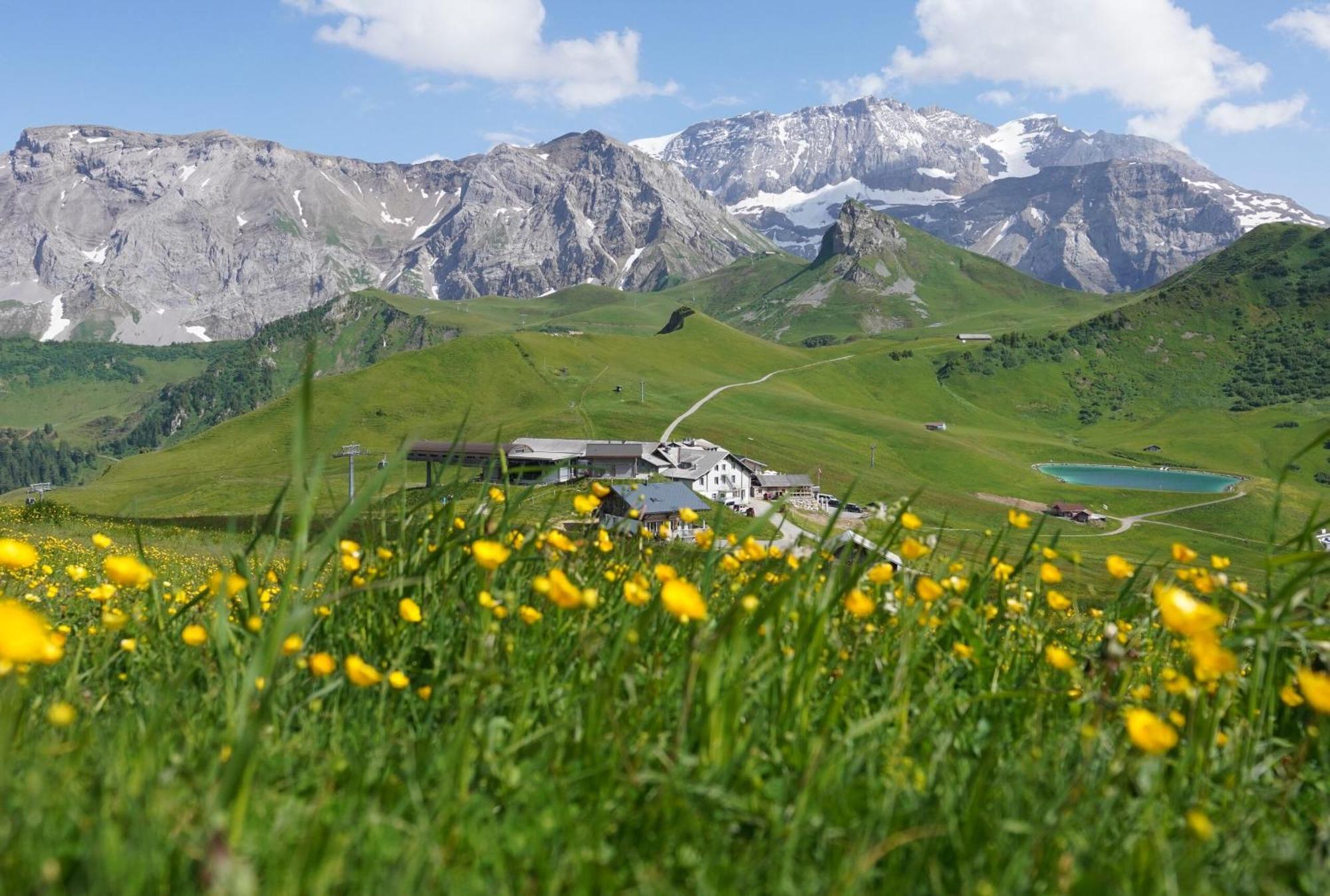 Berghotel Hahnenmoos ادلبودن المظهر الخارجي الصورة
